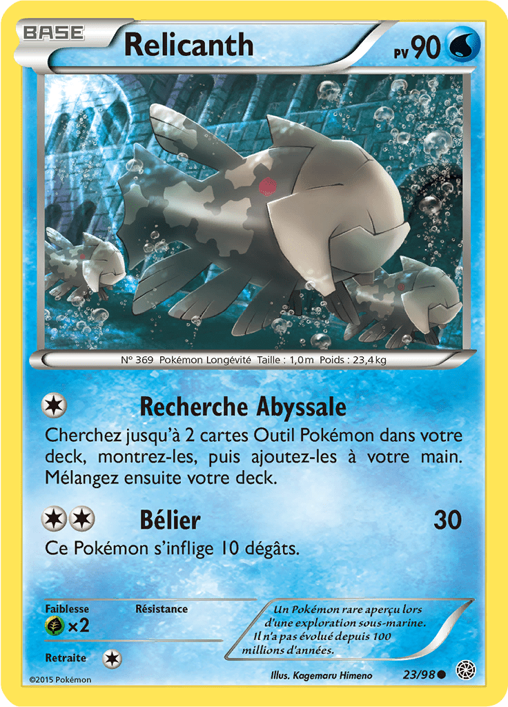 Relicanth - XY Origines Antiques - 023 - Commune