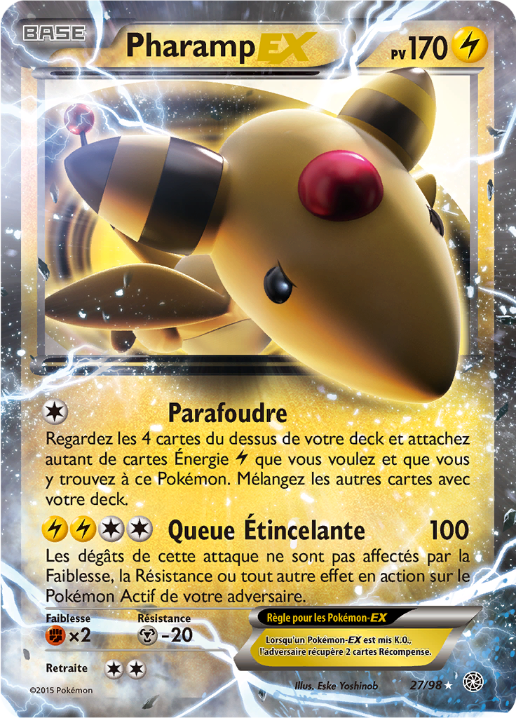 Pharamp - XY Origines Antiques - 027 - Holographique rare EX