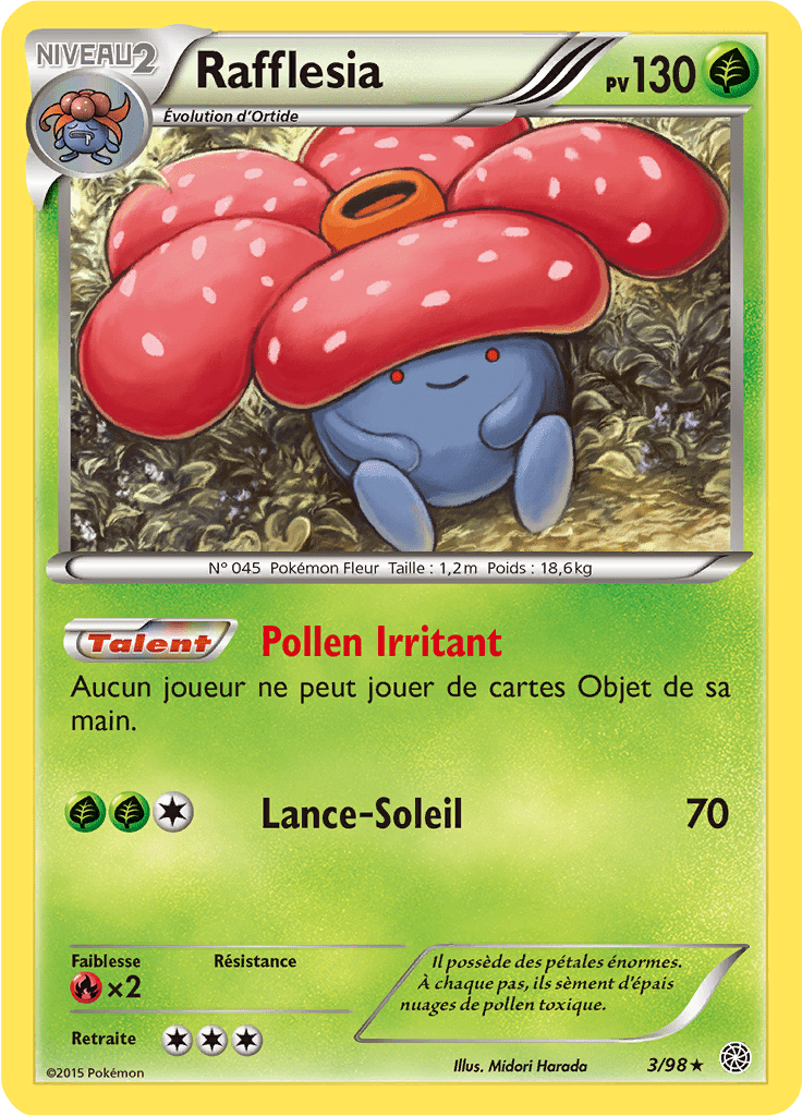 Rafflesia - XY Origines Antiques - 003 - Rare