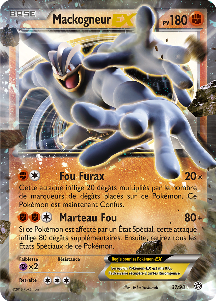 Mackogneur - XY Origines Antiques - 037 - Holographique rare EX