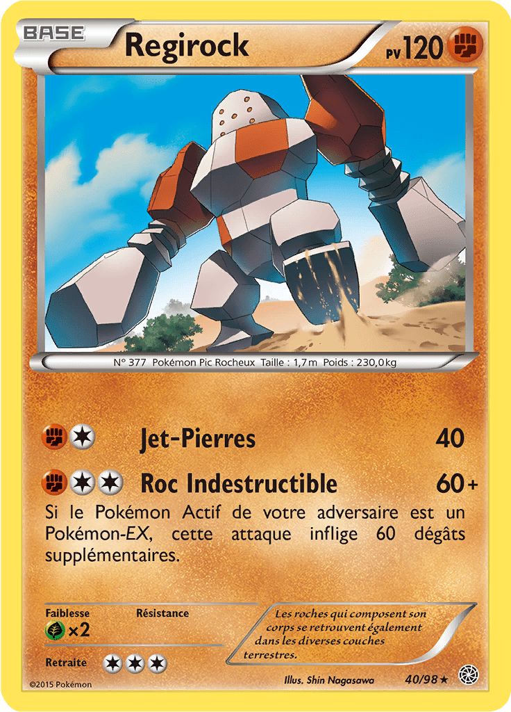 Regirock - XY Origines Antiques - 040 - Rare