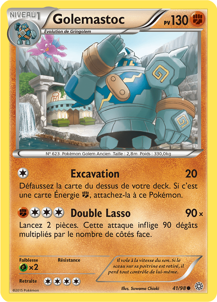 Golemastoc - XY Origines Antiques - 041 - Commune