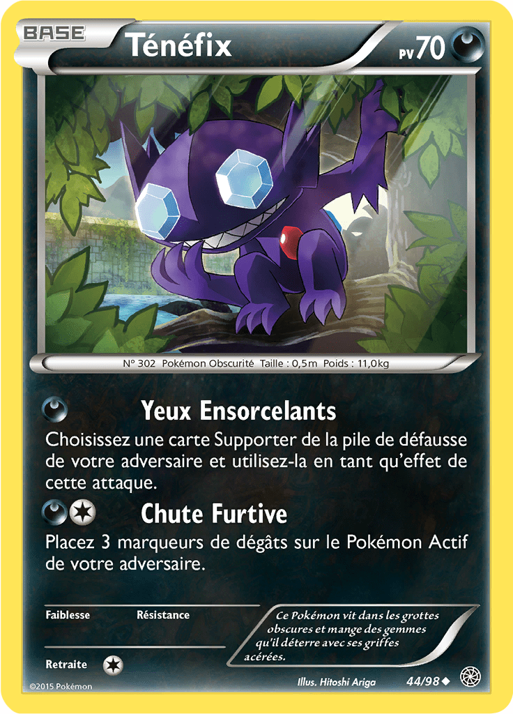 Ténéfix - XY Origines Antiques - 044 - Peu commune