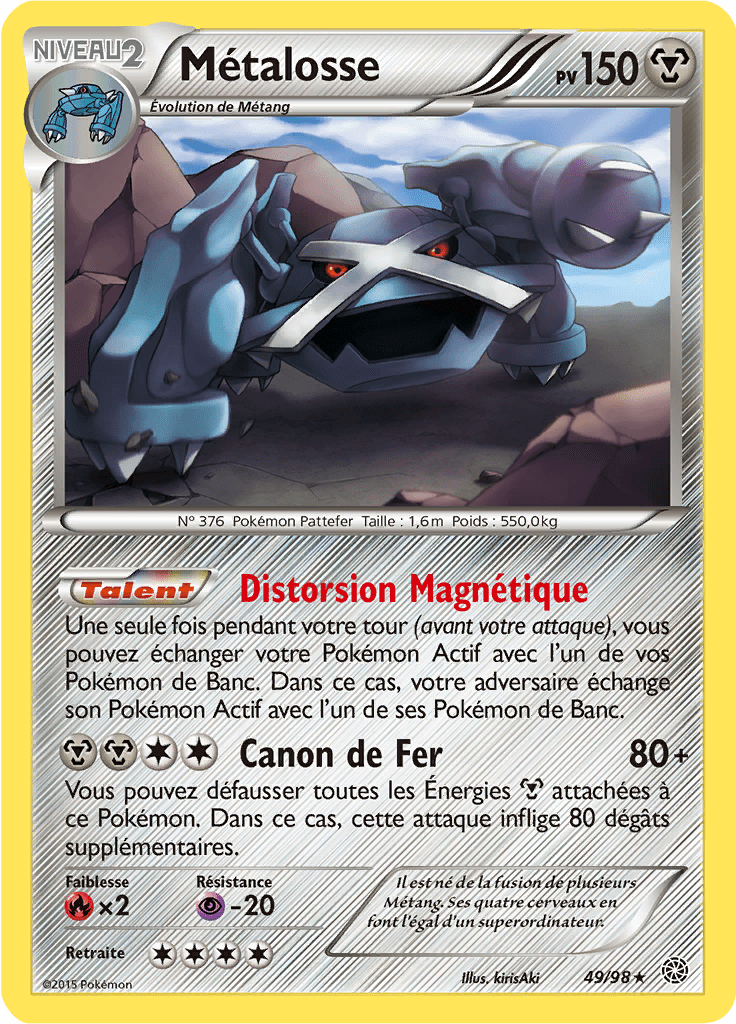 Métalosse - XY Origines Antiques - 049 - Rare