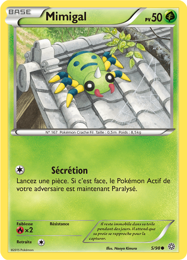 Mimigal - XY Origines Antiques - 005 - Commune