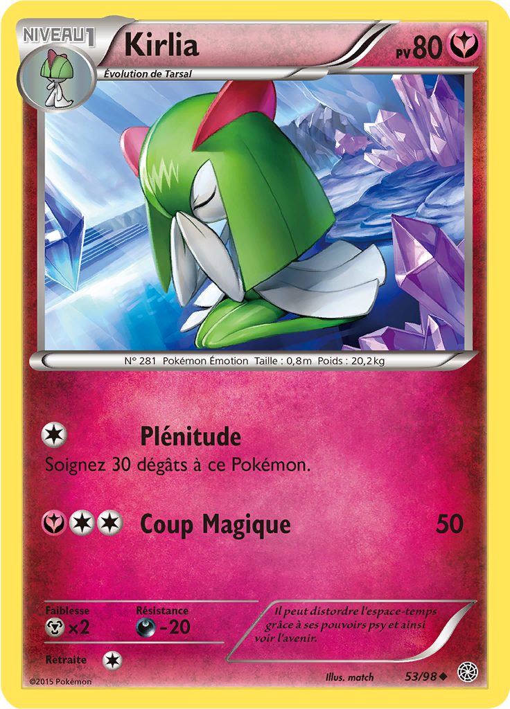 Kirlia - XY Origines Antiques - 053 - Peu commune