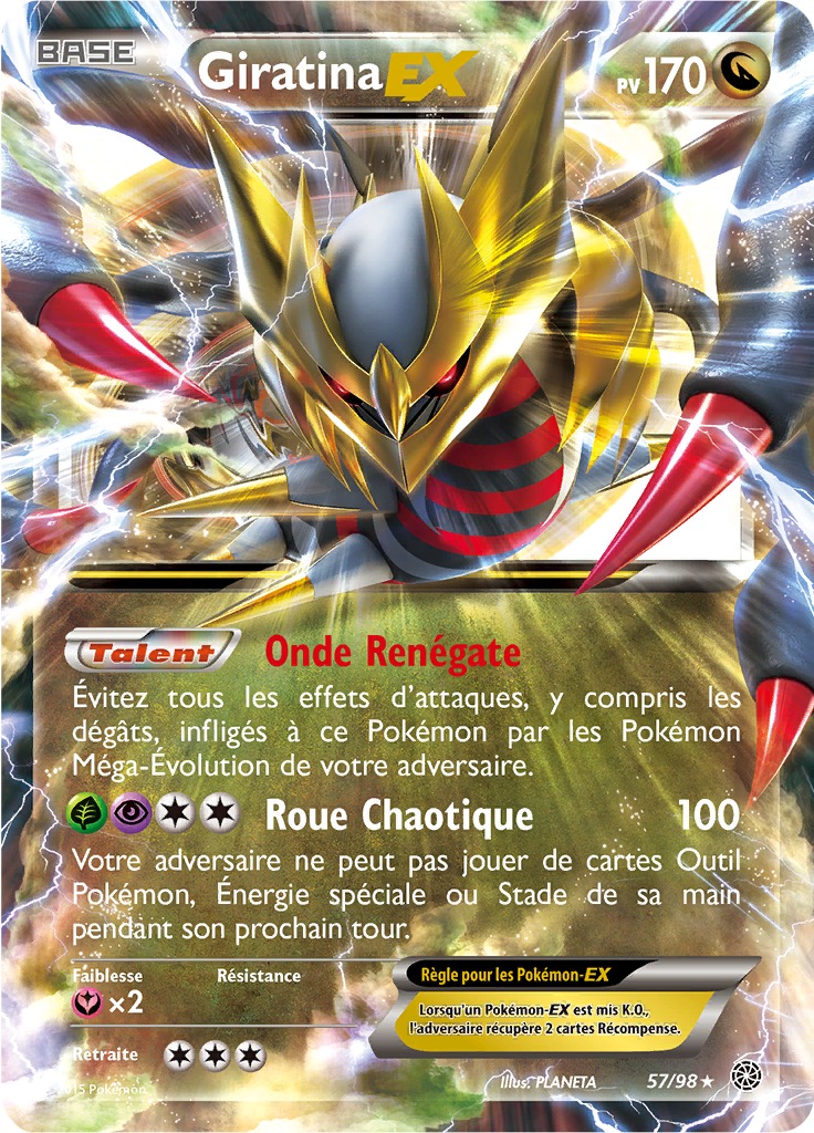 Giratina - XY Origines Antiques - 057 - Holographique rare EX