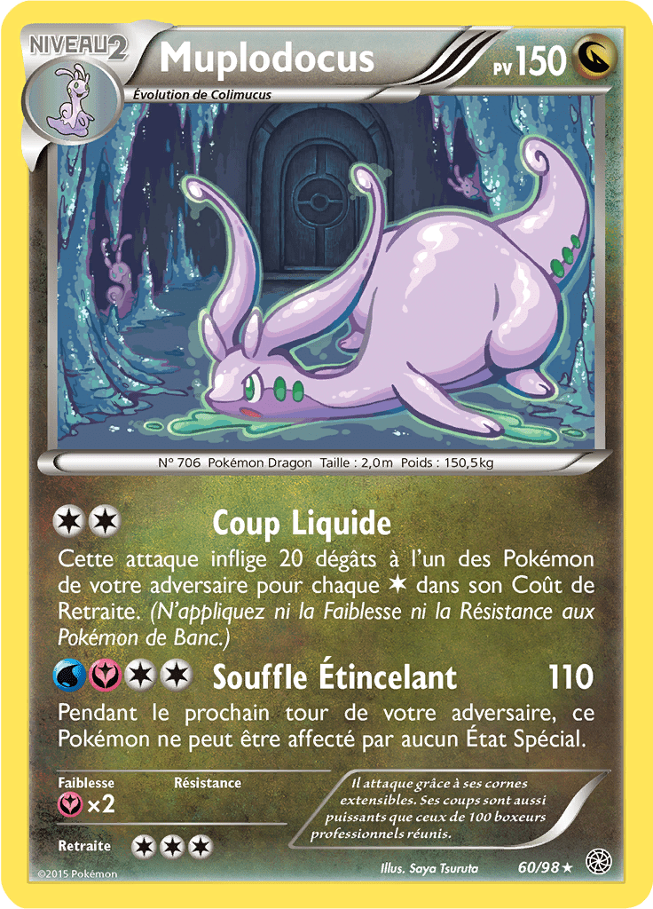 Muplodocus - XY Origines Antiques - 060 - Holographique rare