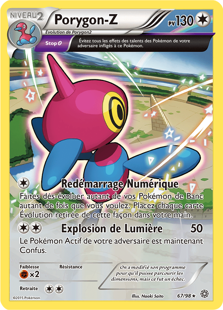 Porygon-Z - XY Origines Antiques - 067 - Holographique rare