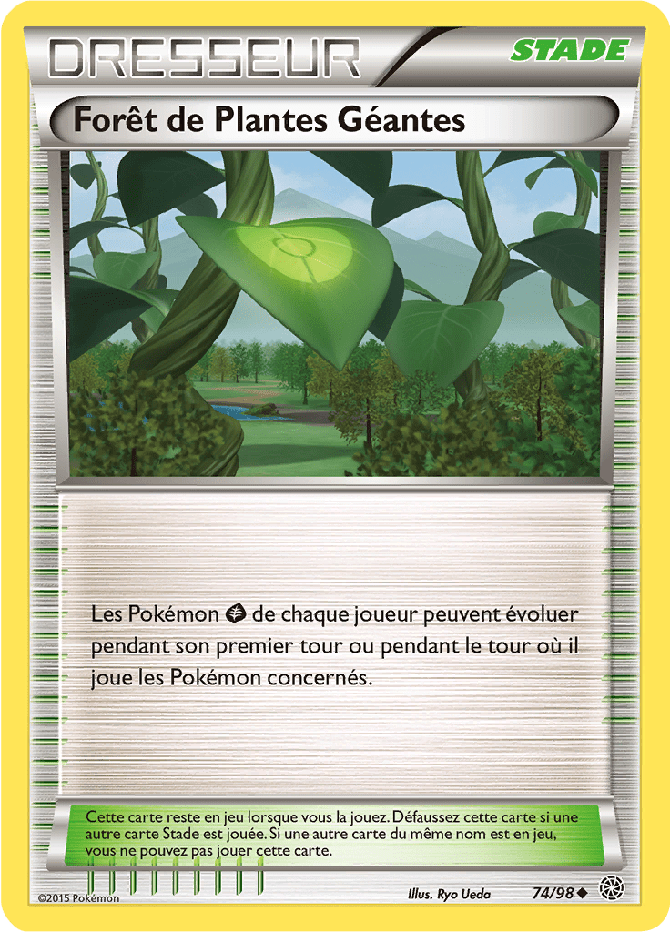 Forêt de Plantes Géantes - XY Origines Antiques - 074 - Peu commune