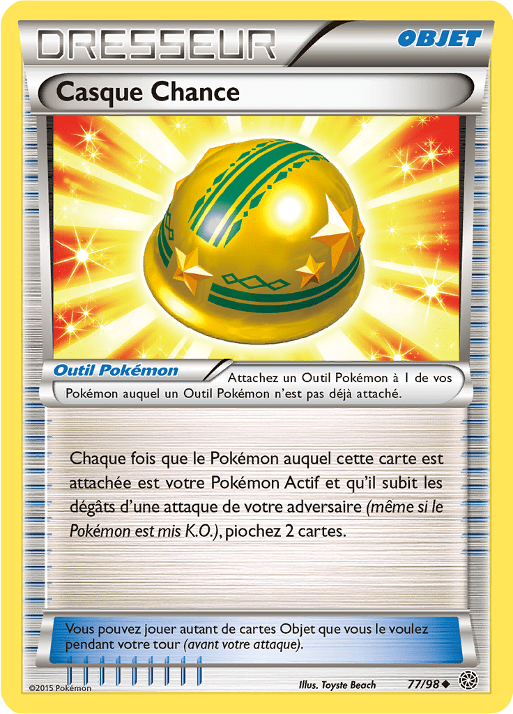 Casque Chance - XY Origines Antiques - 077 - Peu commune