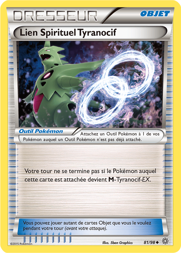 Lien Spirituel Tyranocif - XY Origines Antiques - 081 - Peu commune