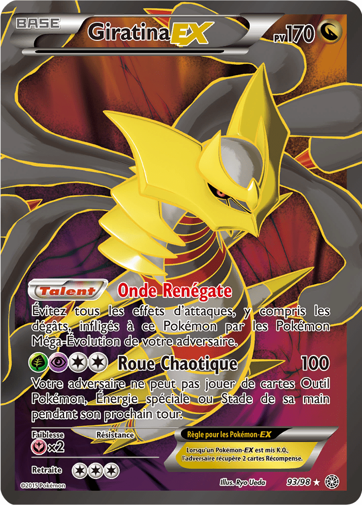 Giratina - XY Origines Antiques - 093 - Holographique rare EX
