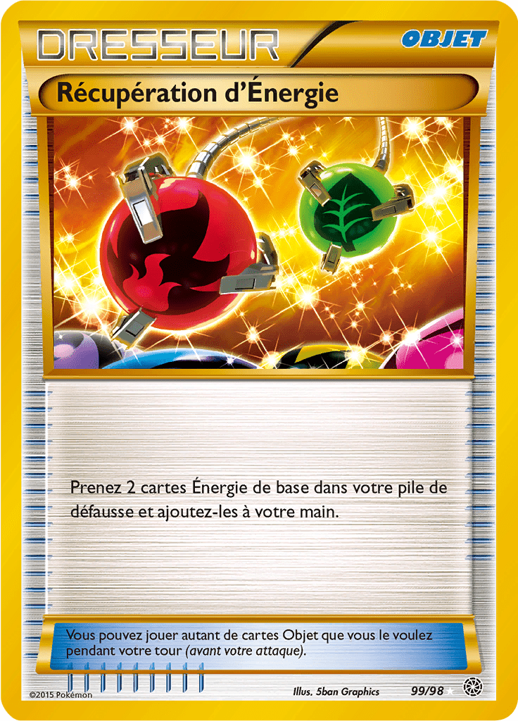 Récupération d'Énergie - XY Origines Antiques - 099 - Holographique rare