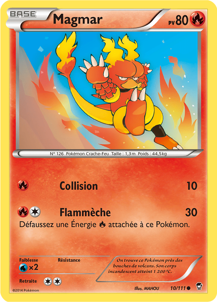 Magmar - XY Poings Furieux - 010 - Commune