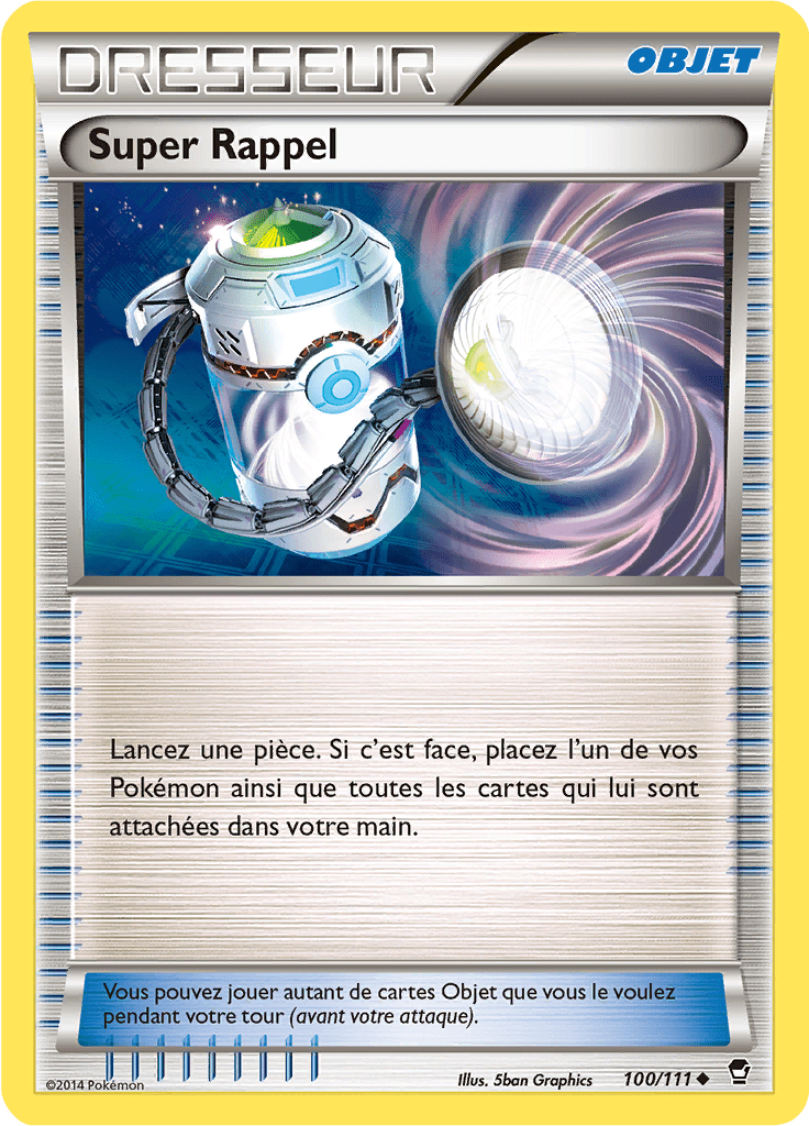 Super Rappel - XY Poings Furieux - 100 - Peu commune