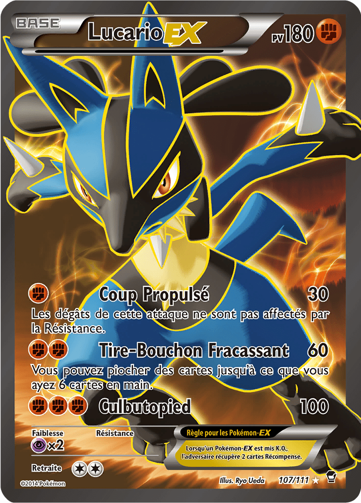 Lucario - XY Poings Furieux - 107 - Ultra rare