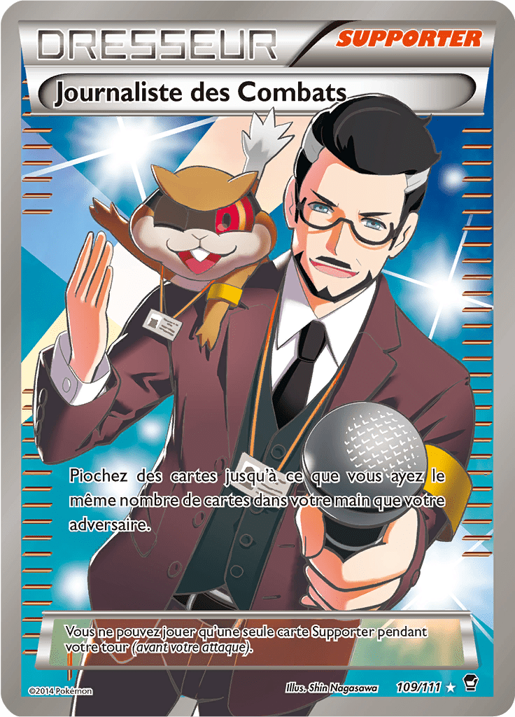 Journaliste des Combats - XY Poings Furieux - 109 - Ultra rare