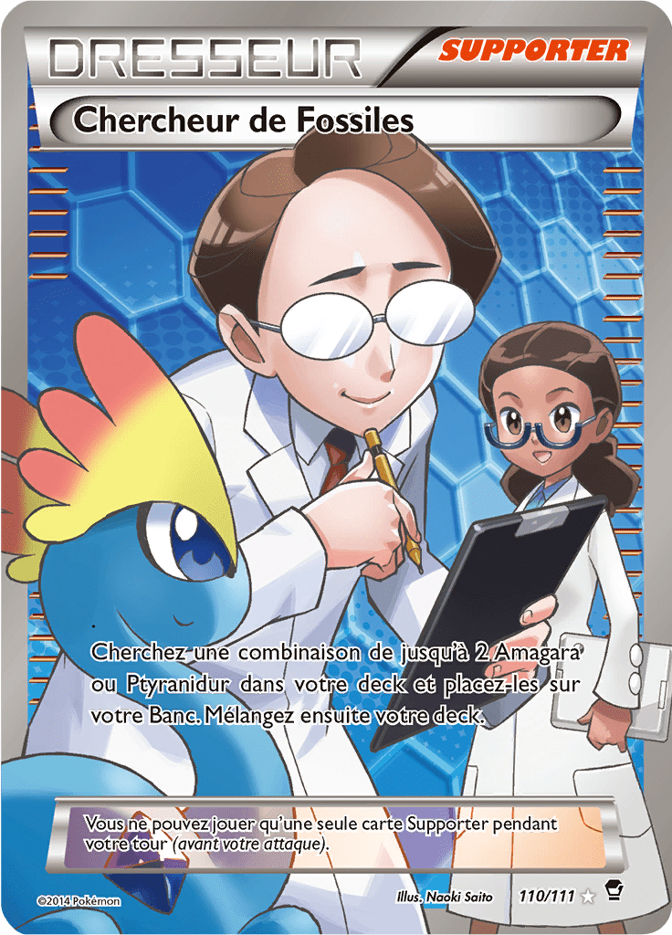 Chercheur de Fossiles - XY Poings Furieux - 110 - Ultra rare