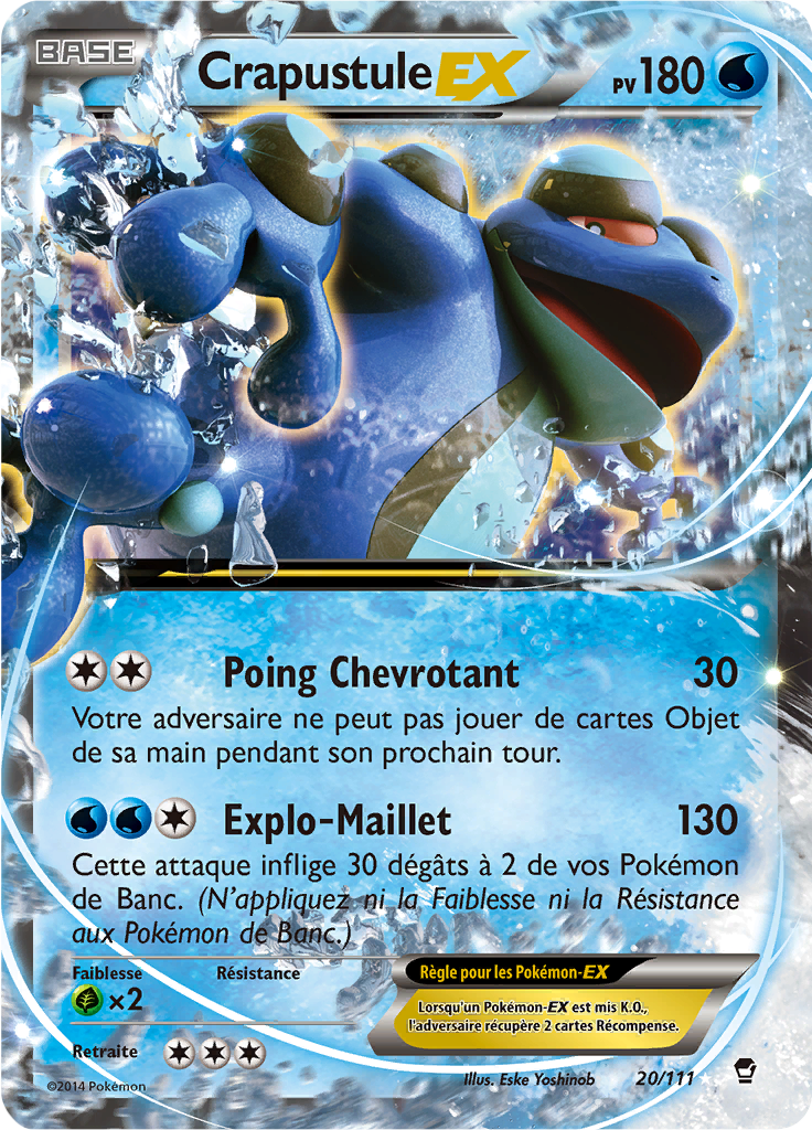 Crapustule - XY Poings Furieux - 020 - Holographique rare EX