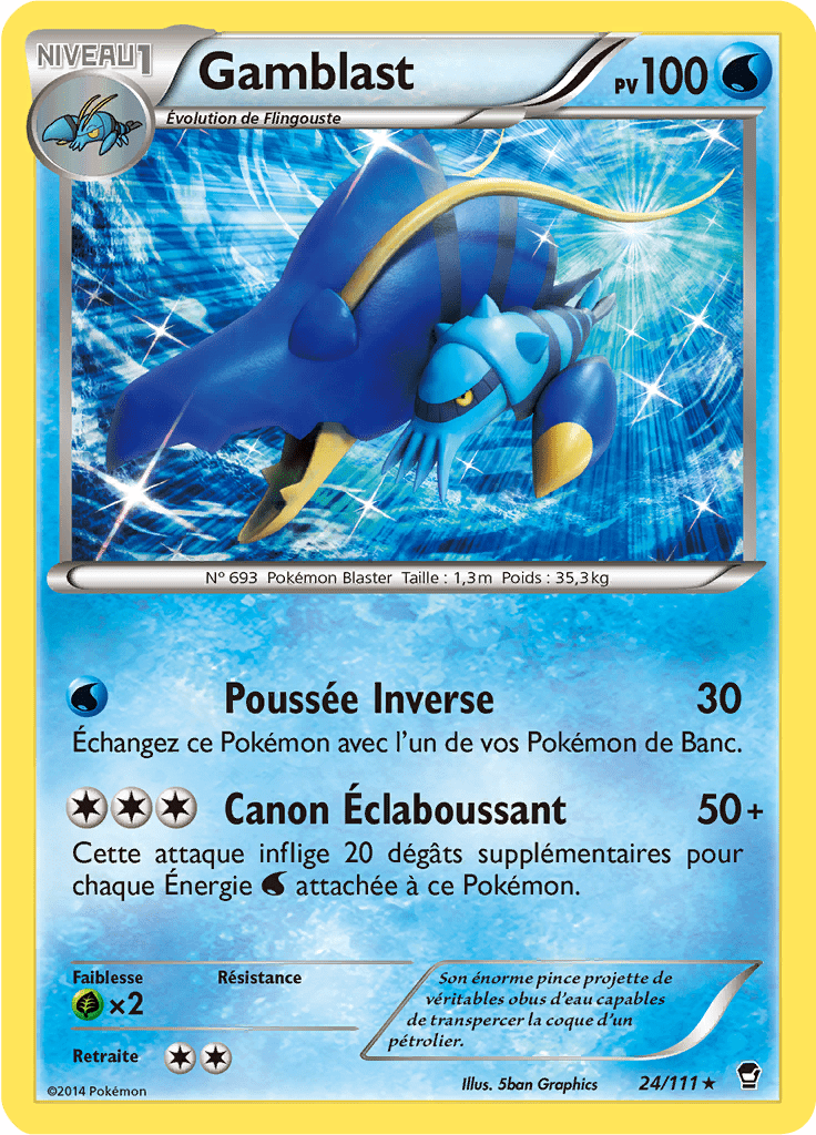 Gamblast - XY Poings Furieux - 024 - Holographique rare