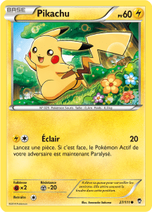 Pikachu - XY Poings Furieux - 027 - Commune