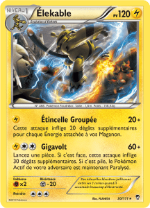Élekable - XY Poings Furieux - 030 - Rare