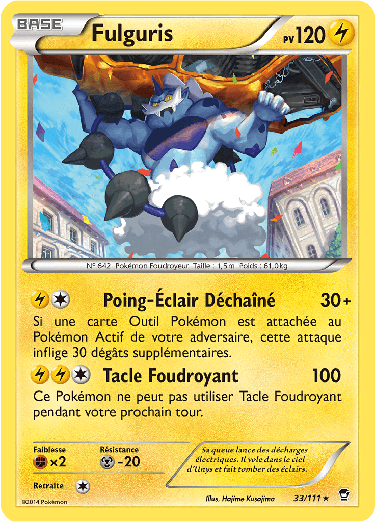 Fulguris - XY Poings Furieux - 033 - Rare