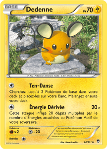 Dedenne - XY Poings Furieux - 034 - Peu commune