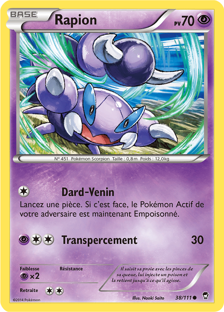 Rapion - XY Poings Furieux - 038 - Commune