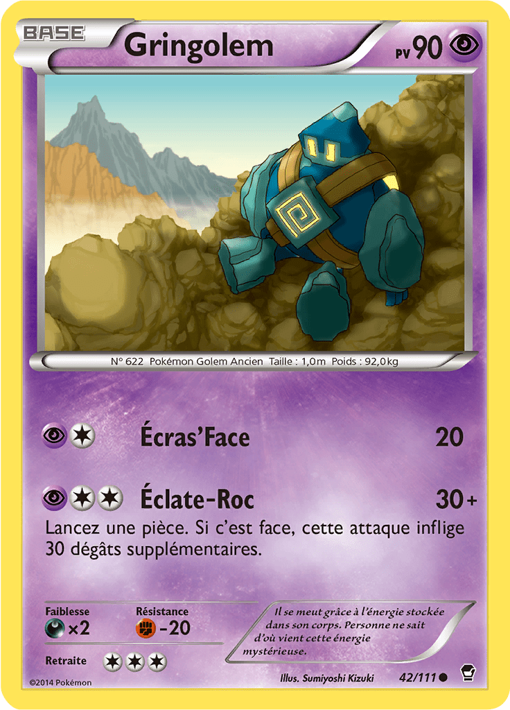 Gringolem - XY Poings Furieux - 042 - Commune