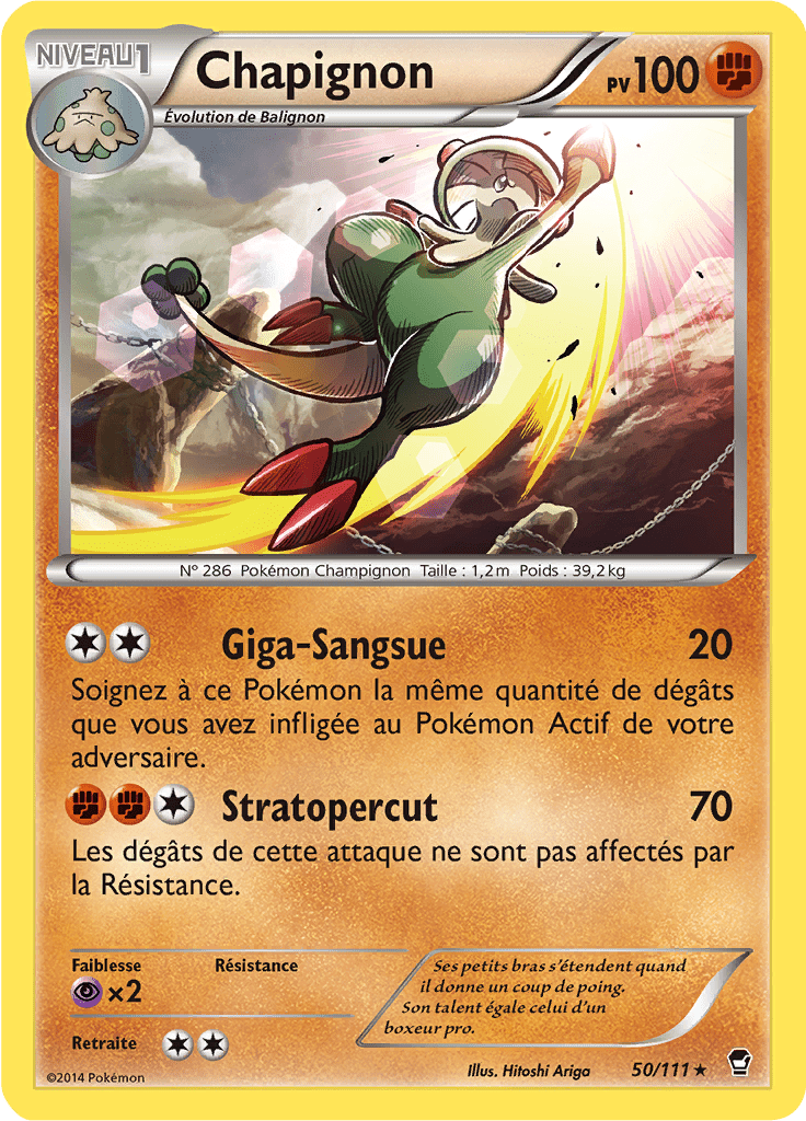 Chapignon - XY Poings Furieux - 050 - Rare