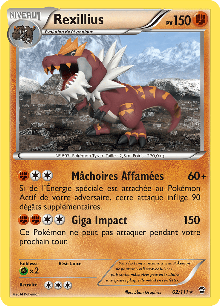 Rexillius - XY Poings Furieux - 062 - Rare