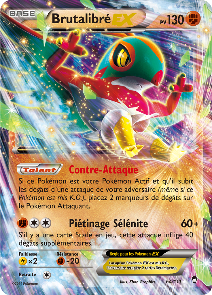 Brutalibré - XY Poings Furieux - 064 - Holographique rare EX