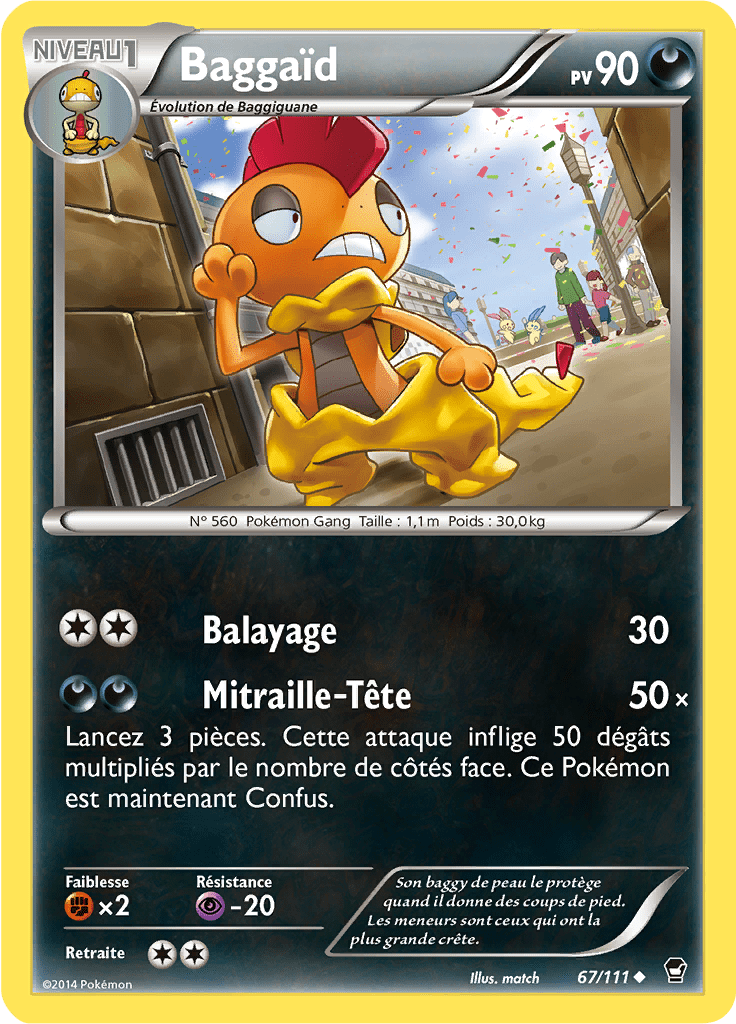Baggaïd - XY Poings Furieux - 067 - Peu commune