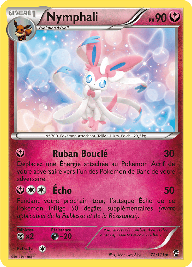 Nymphali - XY Poings Furieux - 072 - Holographique rare