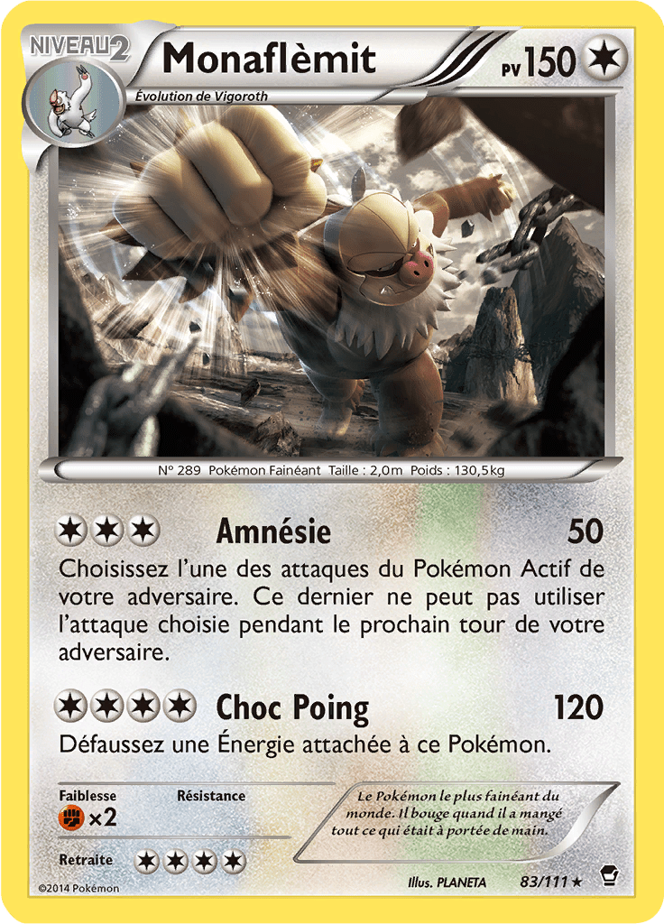 Monaflèmit - XY Poings Furieux - 083 - Holographique rare