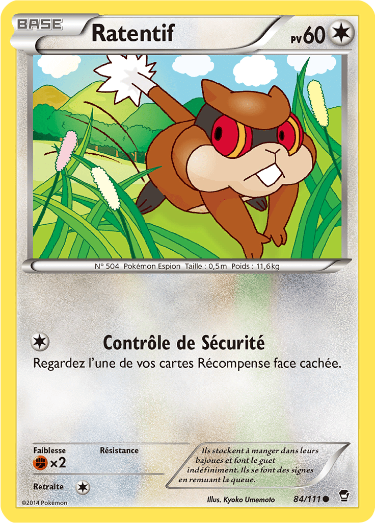Ratentif - XY Poings Furieux - 084 - Commune