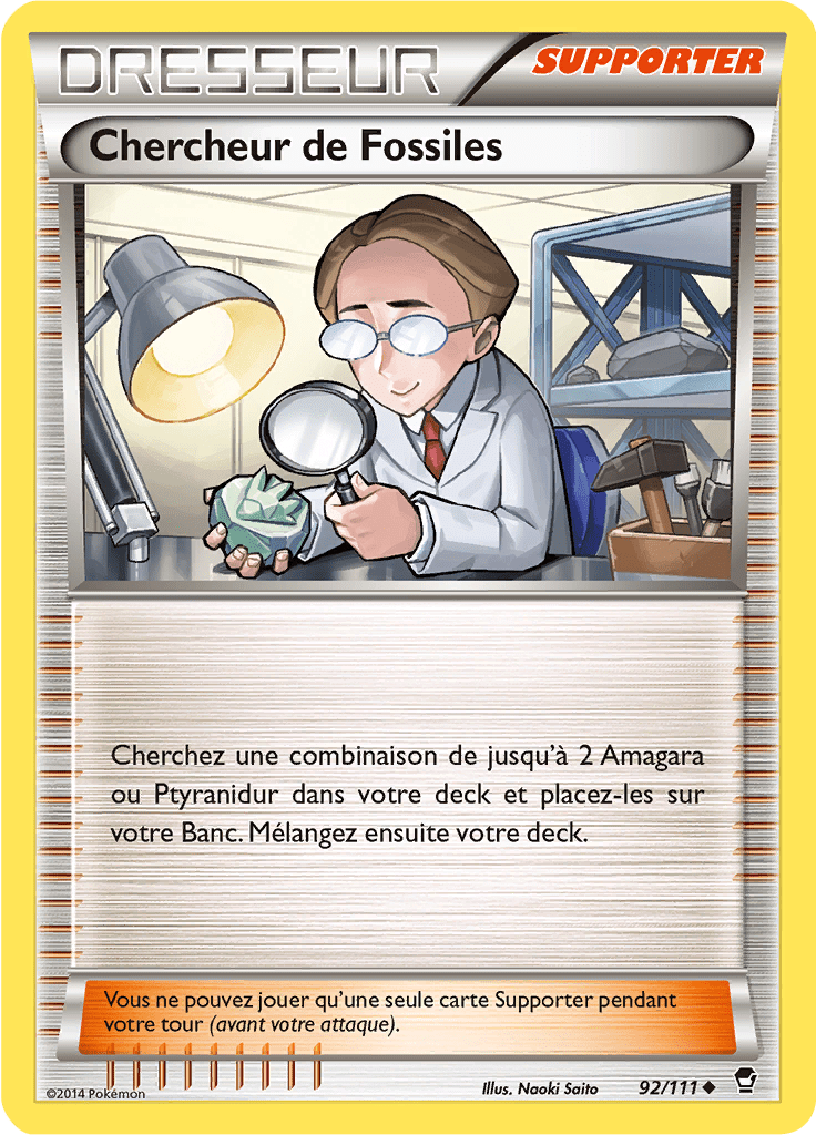 Chercheur de Fossiles - XY Poings Furieux - 092 - Peu commune