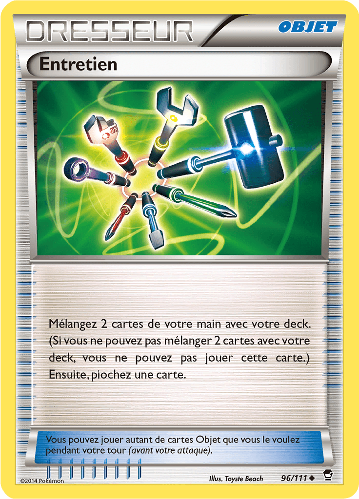 Entretien - XY Poings Furieux - 096 - Peu commune