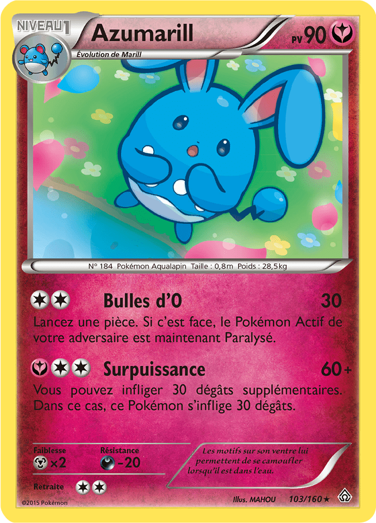 Azumarill - XY Primo-Choc - 103 - Peu commune