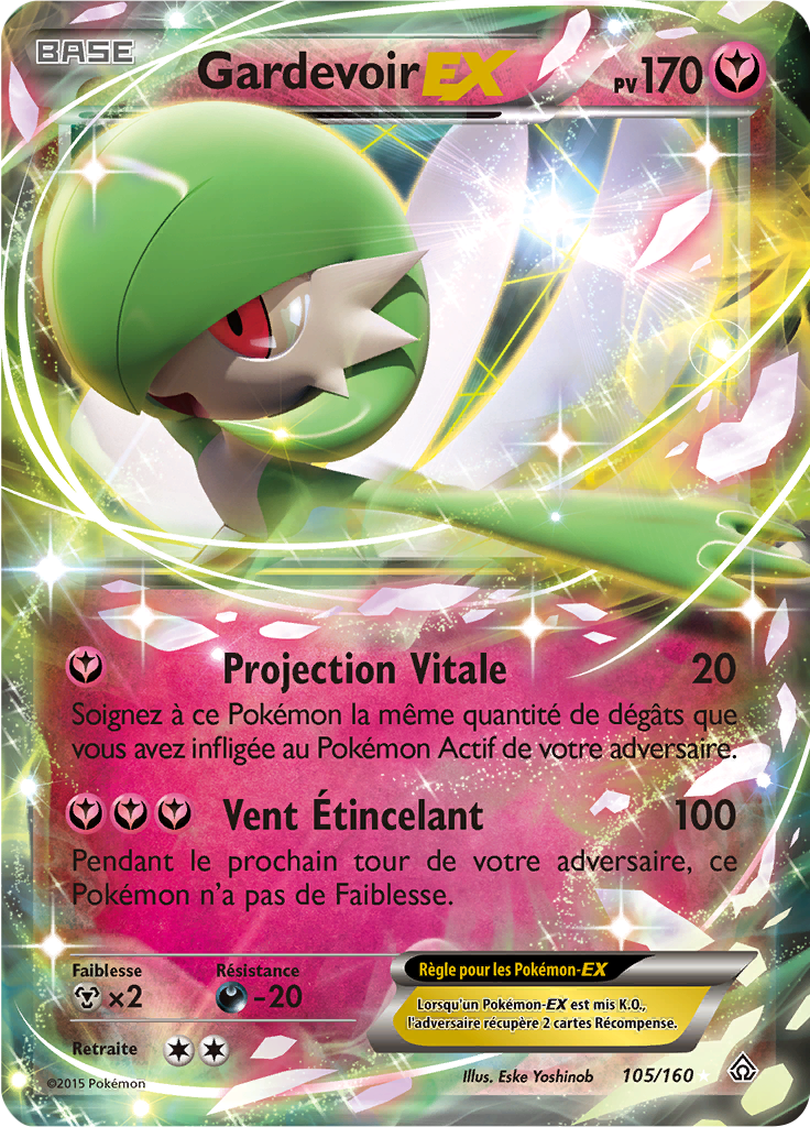 Gardevoir - XY Primo-Choc - 105 - Holographique rare EX