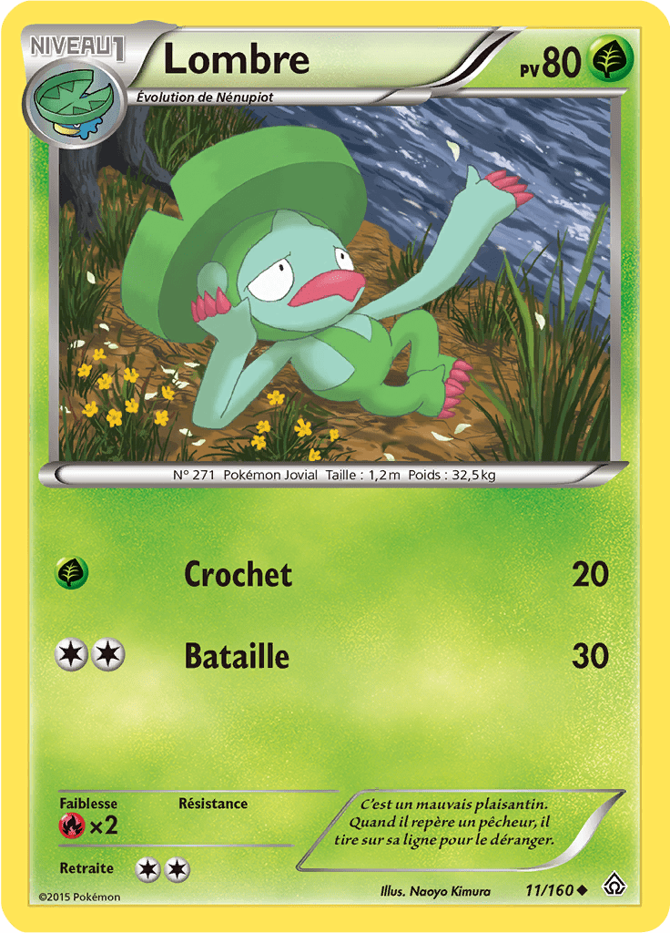 Lombre - XY Primo-Choc - 011 - Peu commune