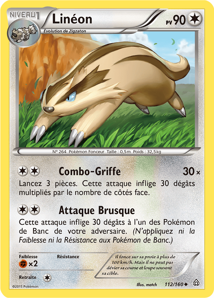 Linéon - XY Primo-Choc - 112 - Peu commune