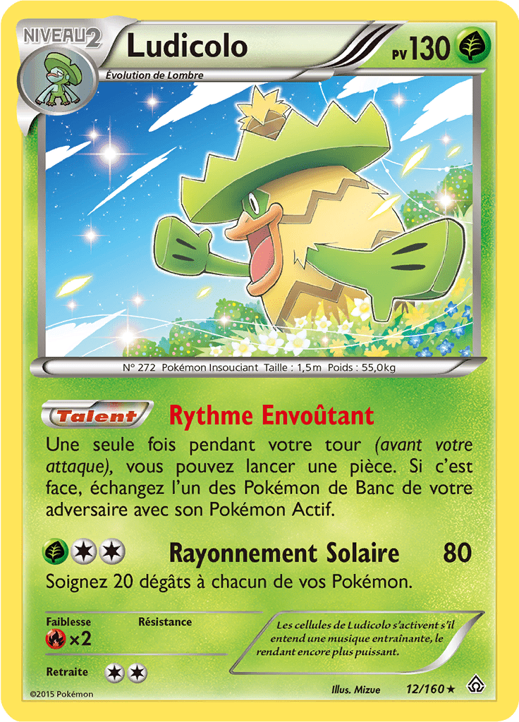 Ludicolo - XY Primo-Choc - 012 - Holographique rare