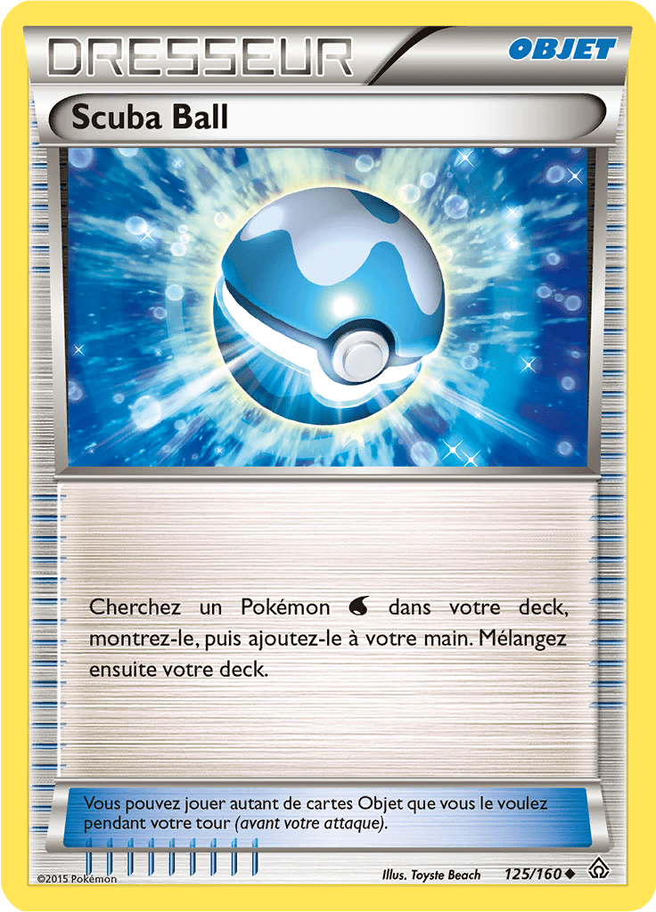 Scuba Ball - XY Primo-Choc - 125 - Peu commune