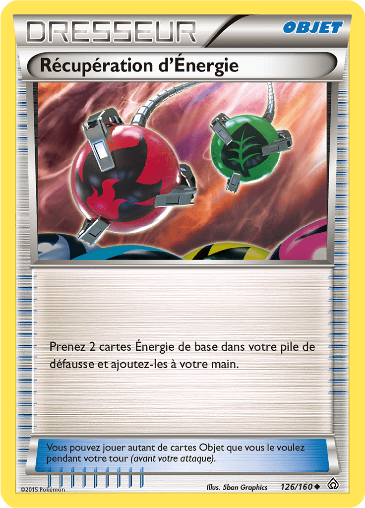 Récupération d'Énergie - XY Primo-Choc - 126 - Peu commune