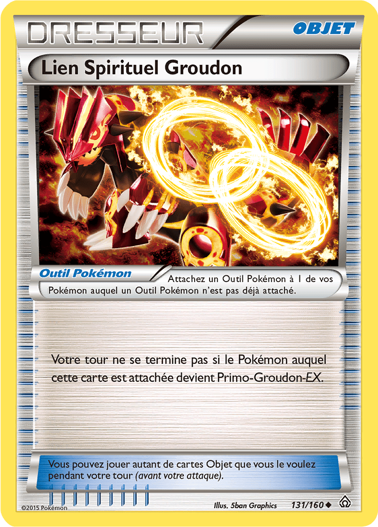 Lien Spirituel Groudon - XY Primo-Choc - 131 - Peu commune