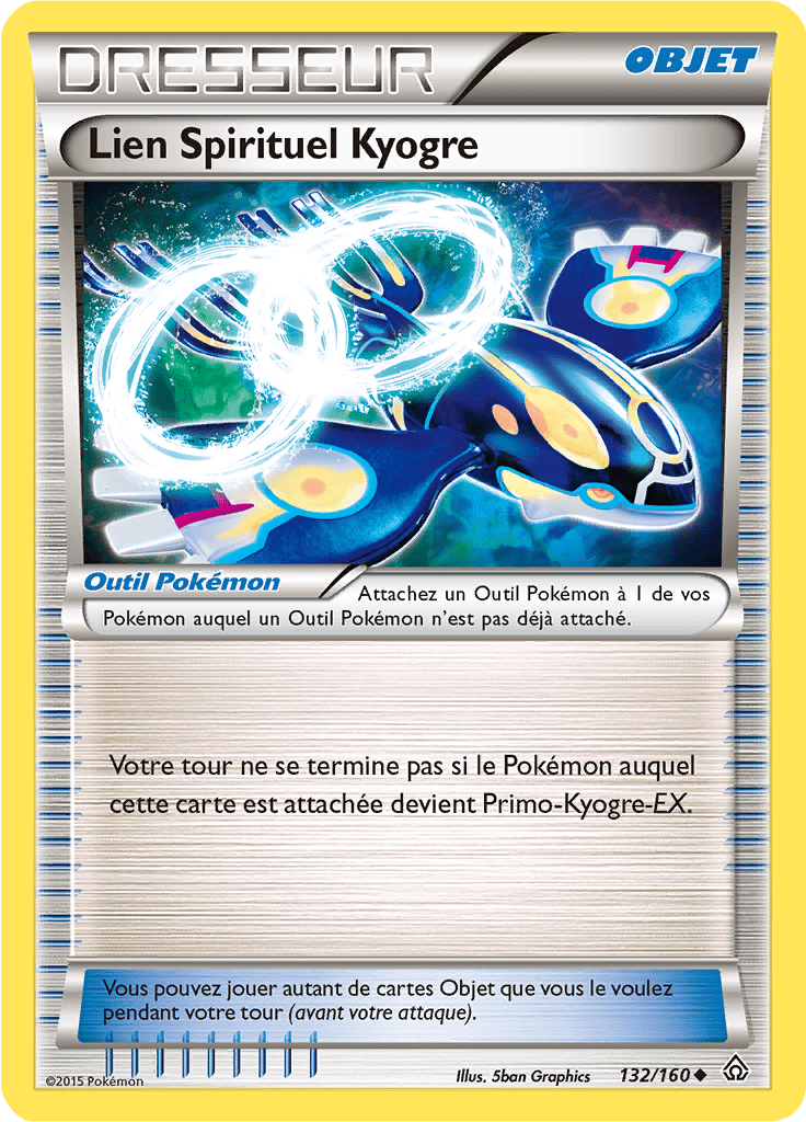 Lien Spirituel Kyogre - XY Primo-Choc - 132 - Peu commune