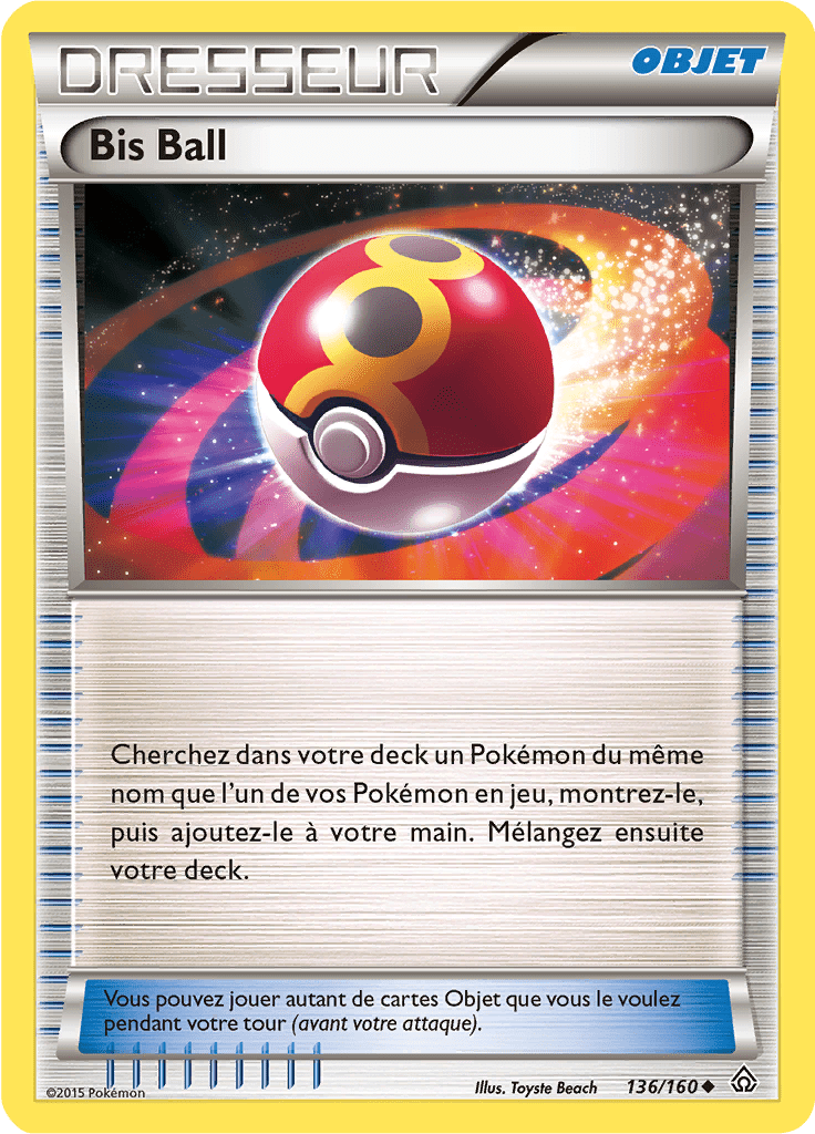 Bis Ball - XY Primo-Choc - 136 - Peu commune
